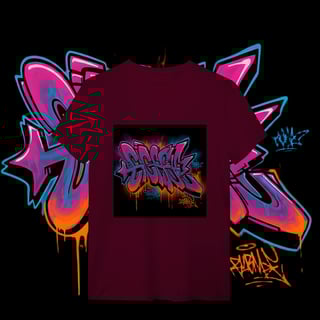 Nome do produto Camisa Grafite urbano abstrato