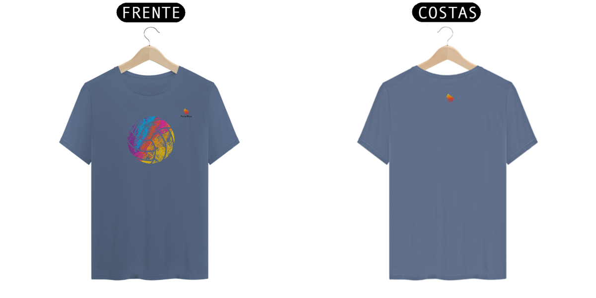 Nome do produto: Camiseta Masculina Vôlei Art
