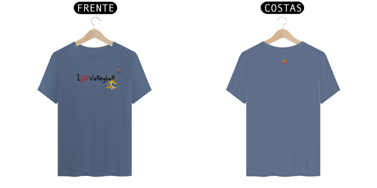 Nome do produto: Camiseta Unisex Love Vôlei