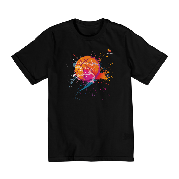 Camiseta Infantil Basquete Art Ball