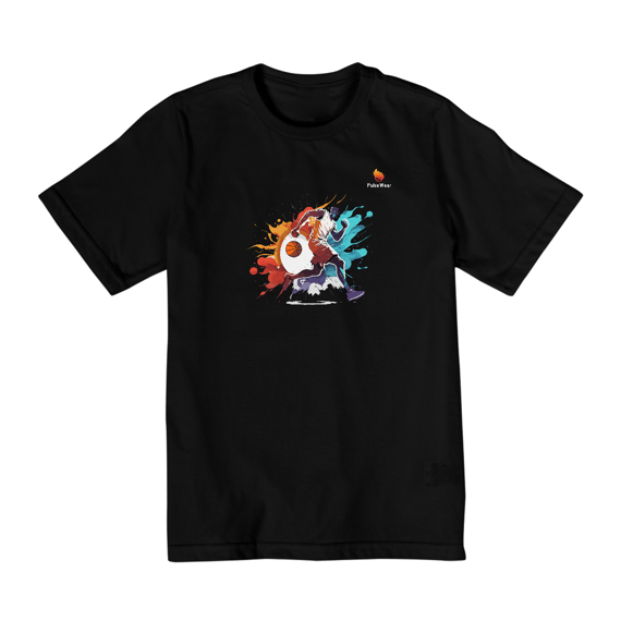Camiseta Infatil Basquete Art Game