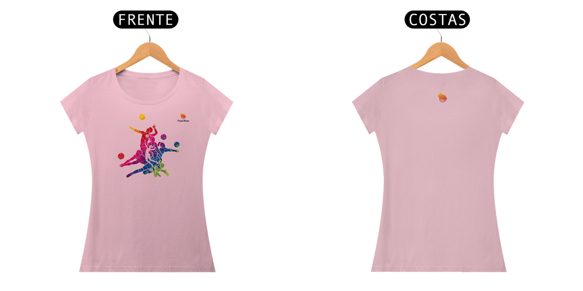 Nome do produto: Camiseta Feminina Vôlei Art Dig