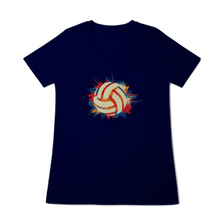 Nome do produto Camiseta Feminina Vôlei Art