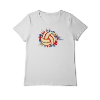 Nome do produto Camiseta Feminina Vôlei Art