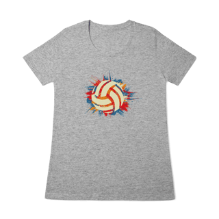 Nome do produto Camiseta Feminina Vôlei Art