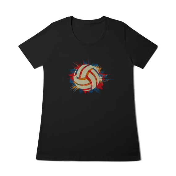 Camiseta Feminina Vôlei Art