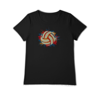 Nome do produto Camiseta Feminina Vôlei Art