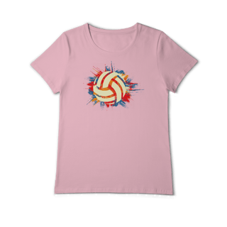 Nome do produto Camiseta Feminina Vôlei Art