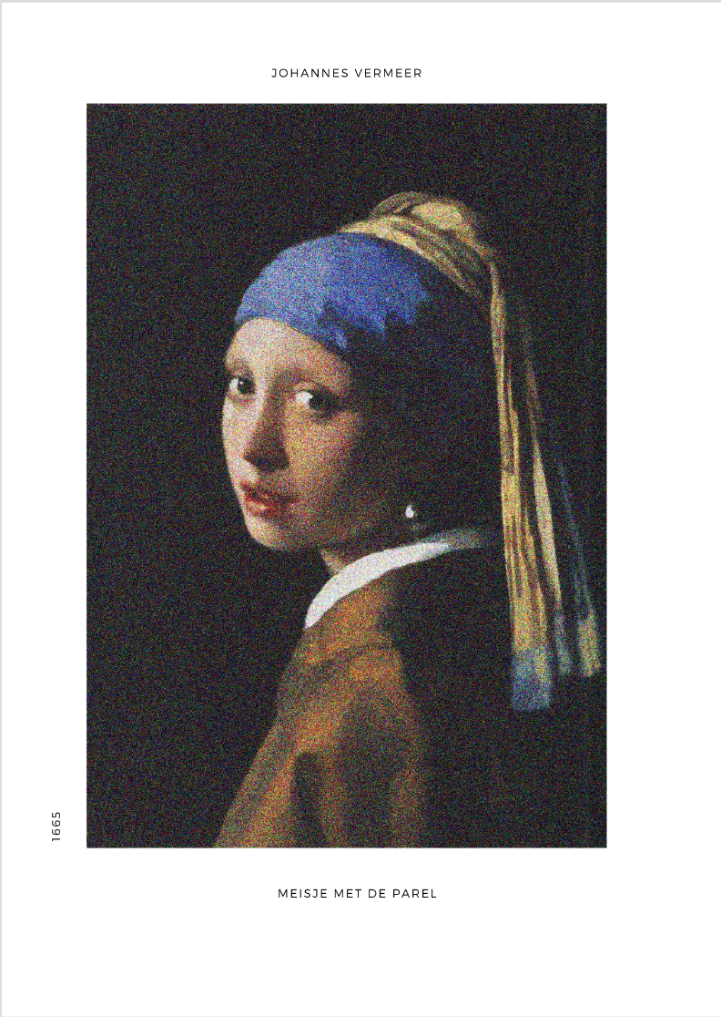 Nome do produto: Poster Meisje met de parel | Johannes Vermeer