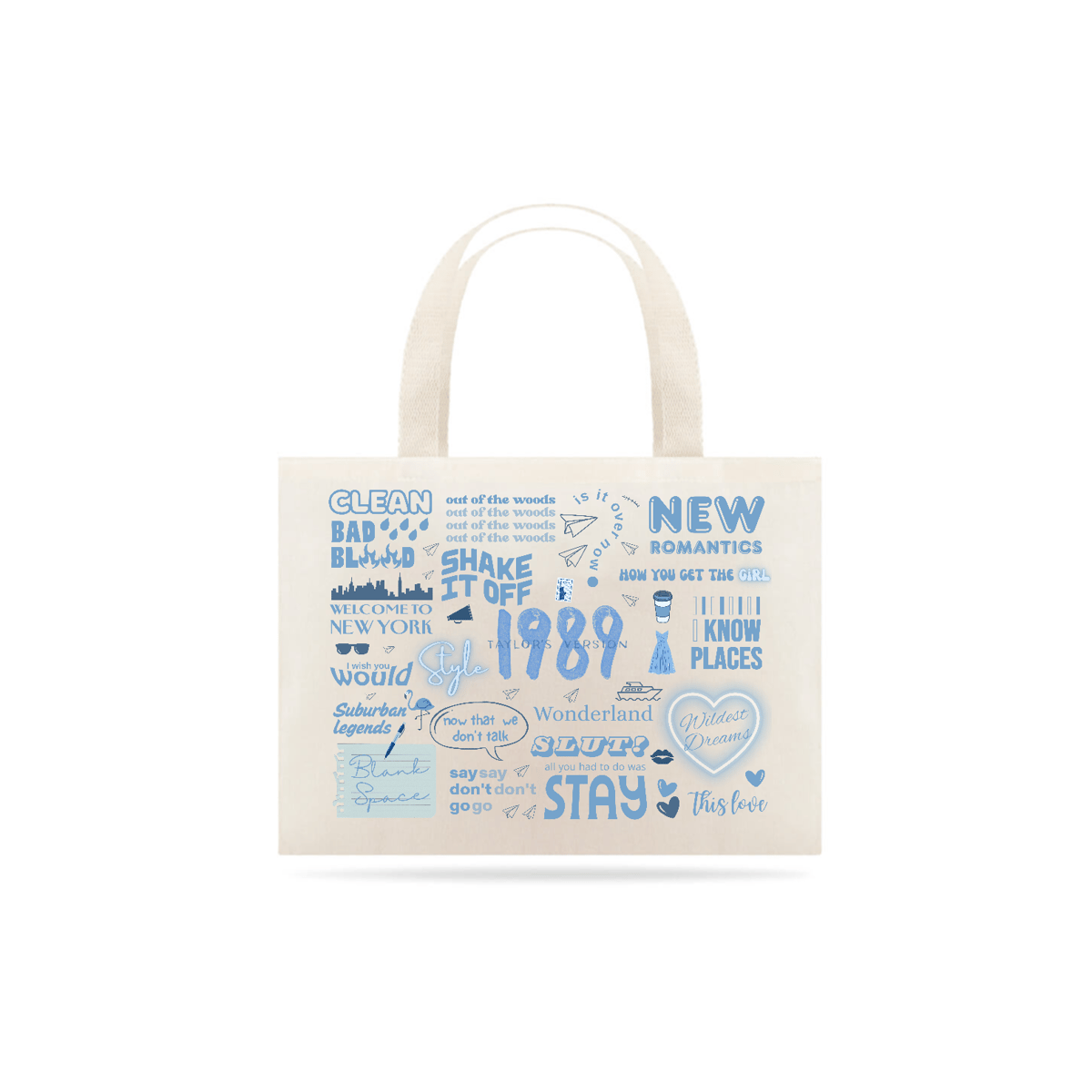 Nome do produto: Ecobag - 1989 - Taylor Swift