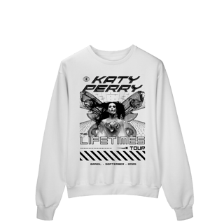 Nome do produto Moletom - The Lifetimes Tour arte preta - Katy Perry