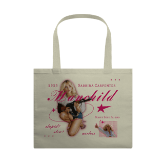Nome do produto Ecobag - Manchild - Sabrina Carpenter