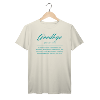 Nome do produto Camiseta - Goodbye Marfim - Sabrina Carpenter