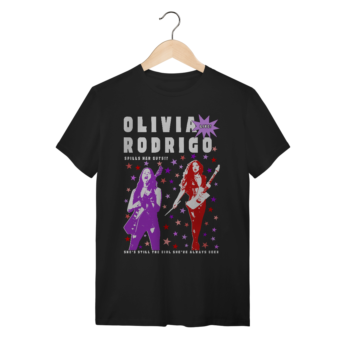 Nome do produto: Camiseta - Spill her guts! - Olivia Rodrigo