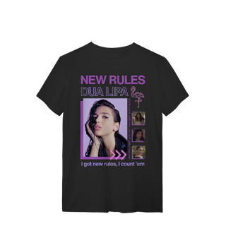 Nome do produto Camiseta - New Rules - Dua Lipa