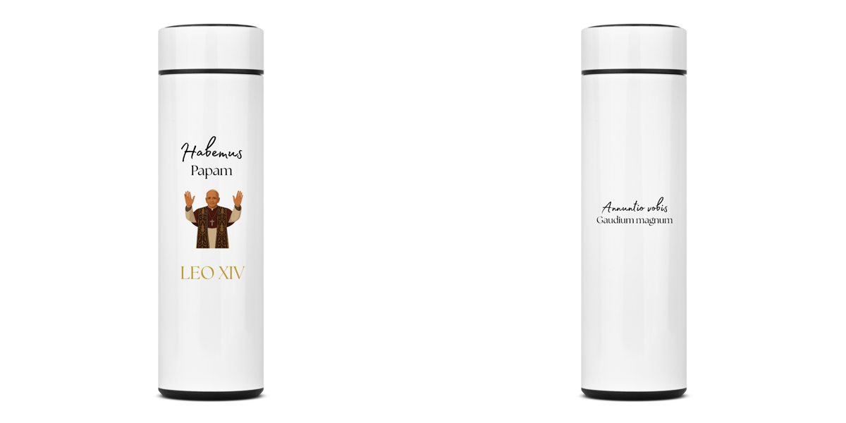 Nome do produto: Garrafa Térmica Habemus Papam