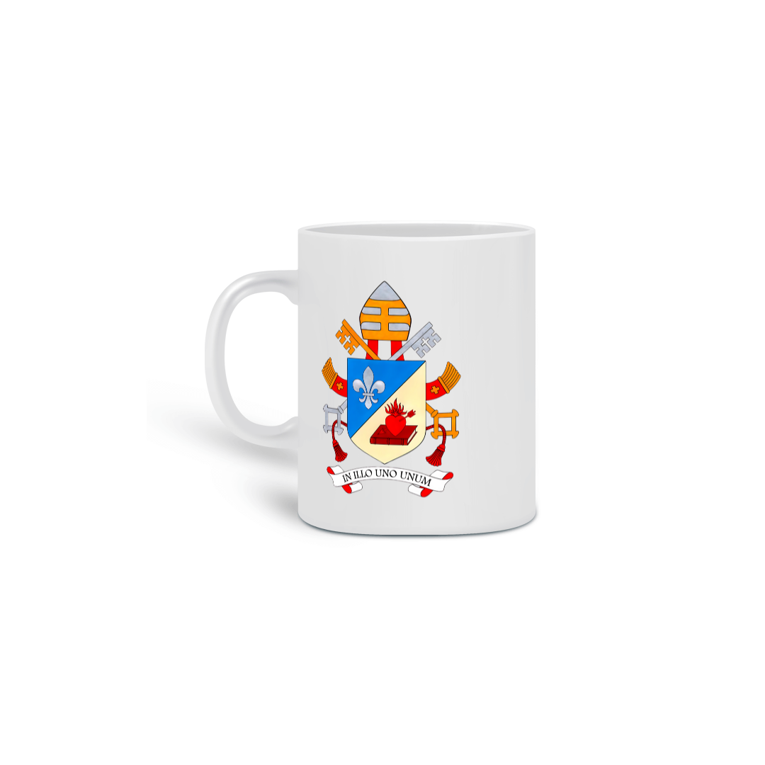 Nome do produto: Caneca 2 Brasão Papa Leão XIV