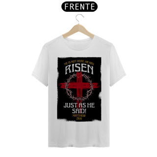 Nome do produto Camiseta He Has Risem - Prime
