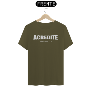 Nome do produto T-Shirt Acredite