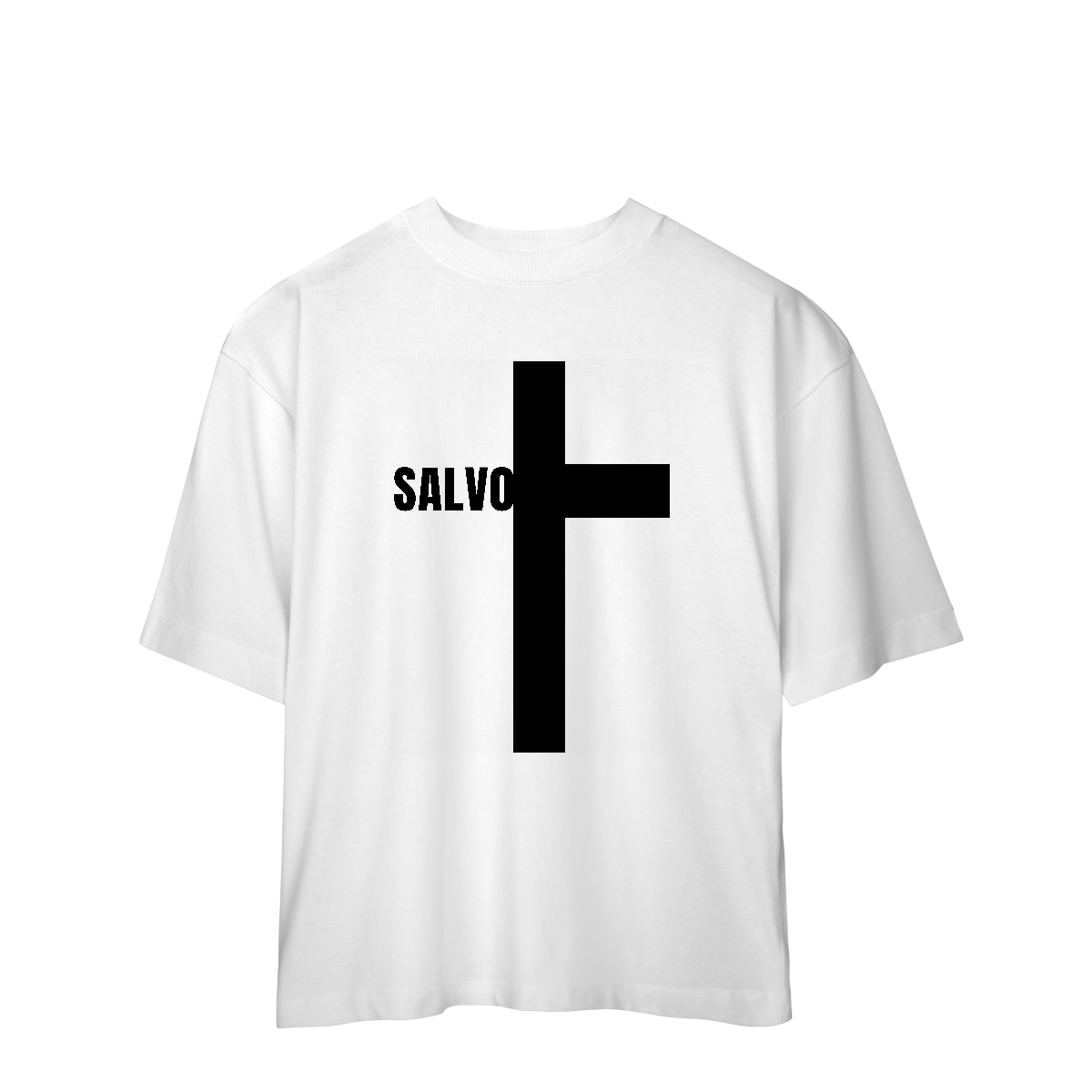 Nome do produto: Camiseta Oversized Salvo na Cruz