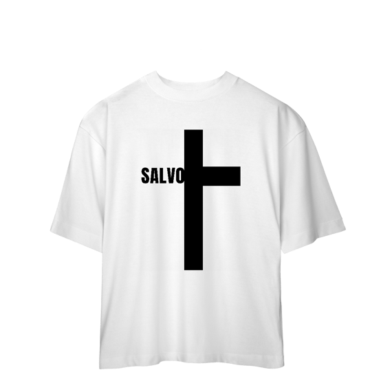 Camiseta Oversized Salvo na Cruz
