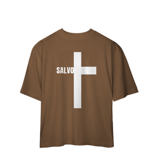 Nome do produto Camiseta Oversized Salvo na Cruz