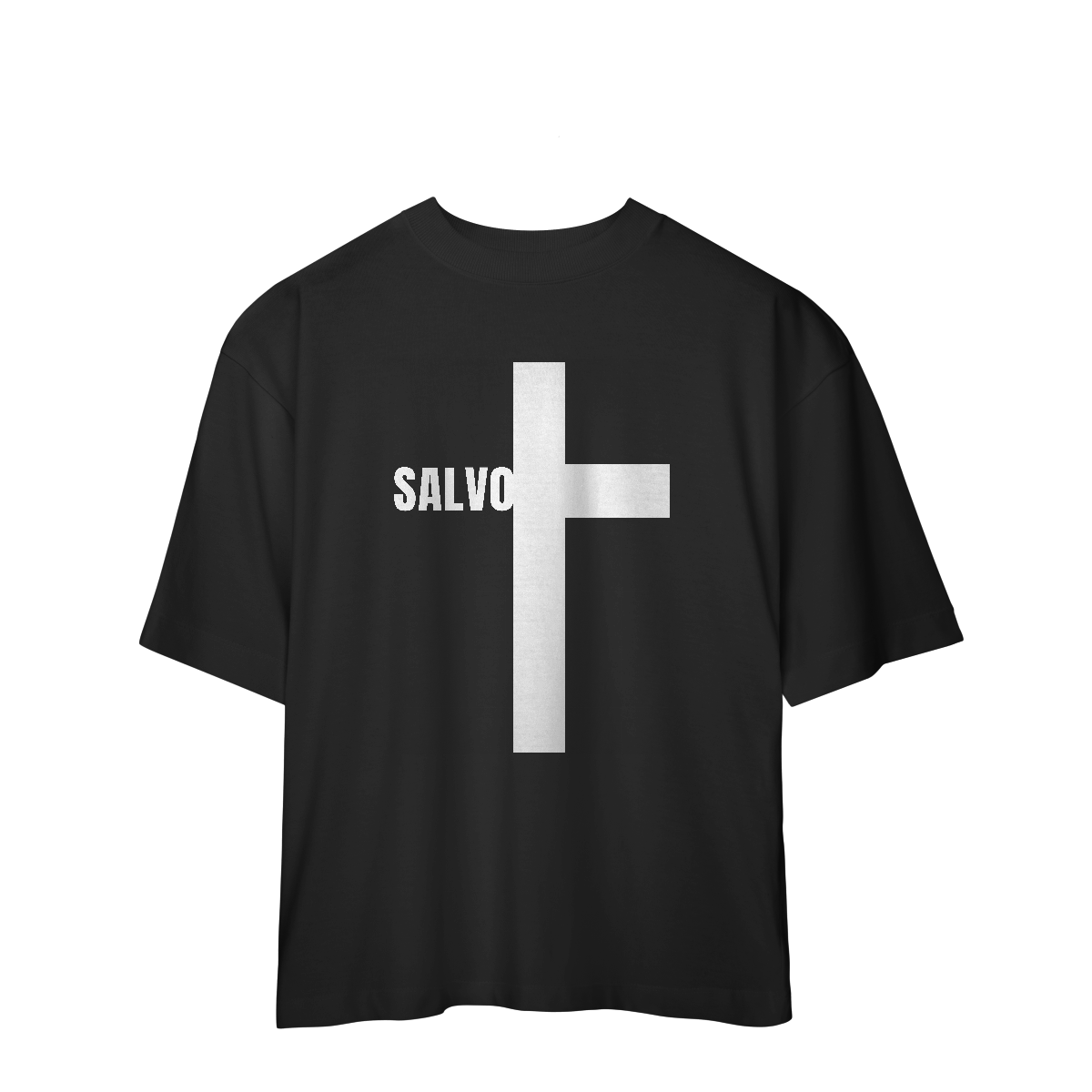 Nome do produto: Camiseta Oversized Salvo na Cruz