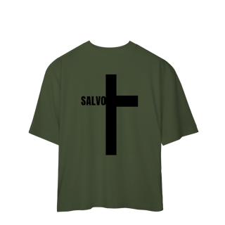 Nome do produto Camiseta Oversized Salvo na Cruz
