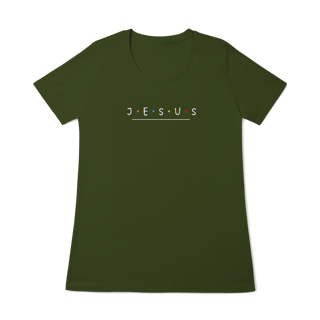 Nome do produto BabyLook Long Quality Jesus Friends