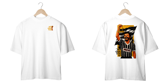 Camiseta Oversized Sócrates - Linha Arena