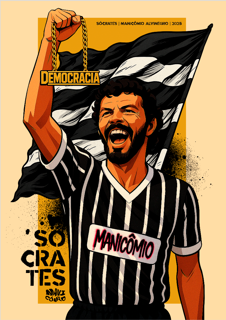 Nome do produto: Poster Sócrates - Linha Arena