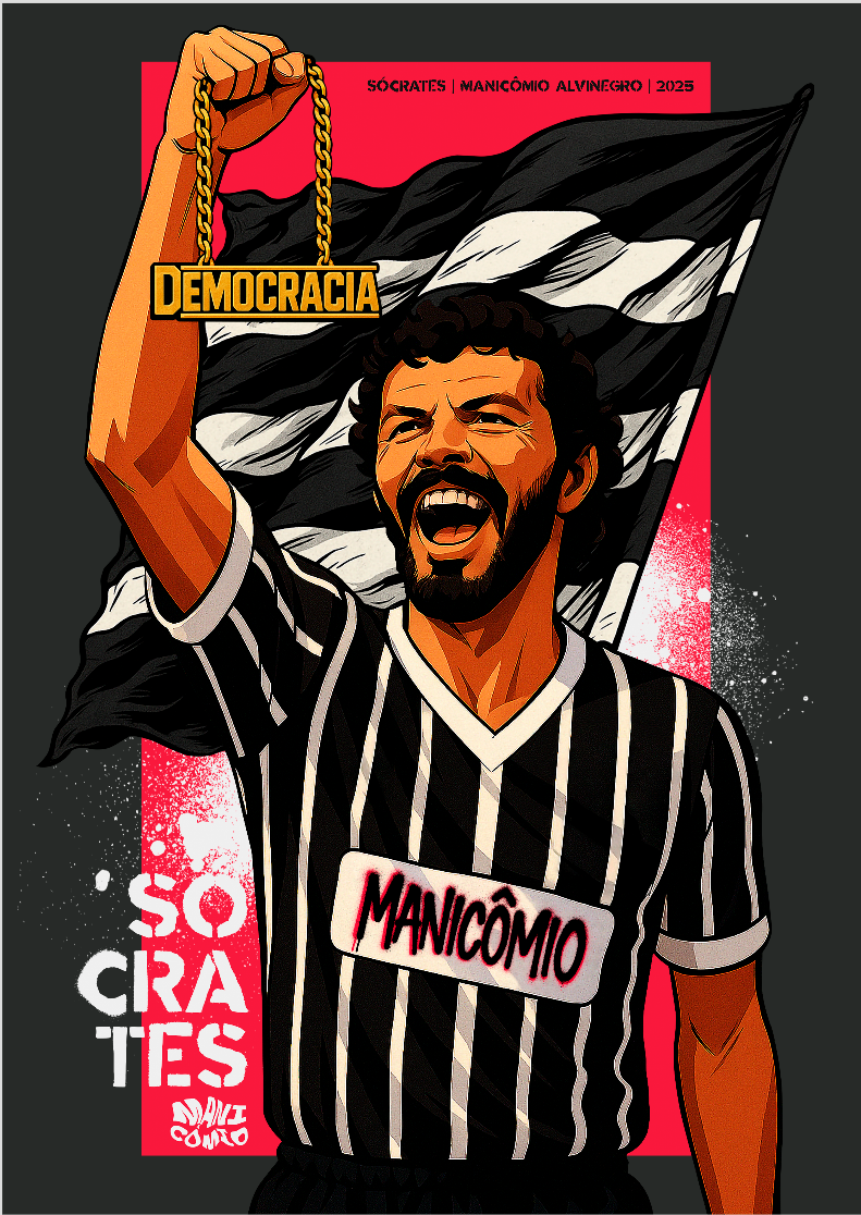 Nome do produto: Poster Sócrates - Linha Arena