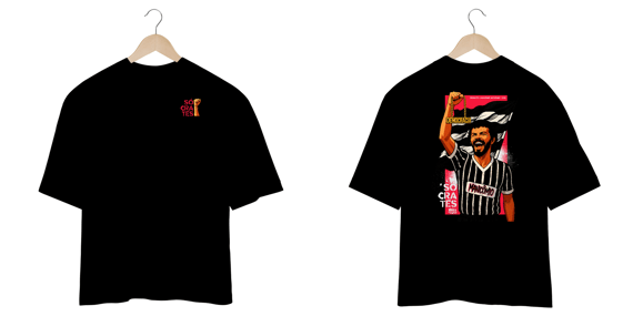 Camiseta Oversized Sócrates - Linha Arena