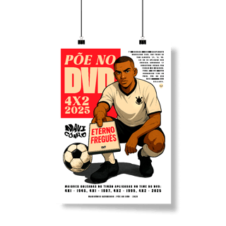 Nome do produto Poster Põe no DVD - Linha Arena
