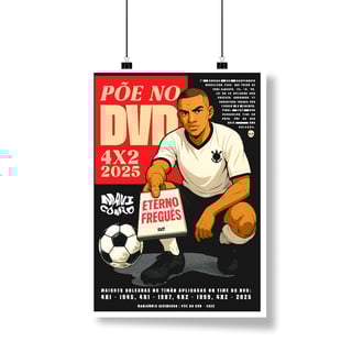 Nome do produto Poster Põe no DVD - Linha Arena