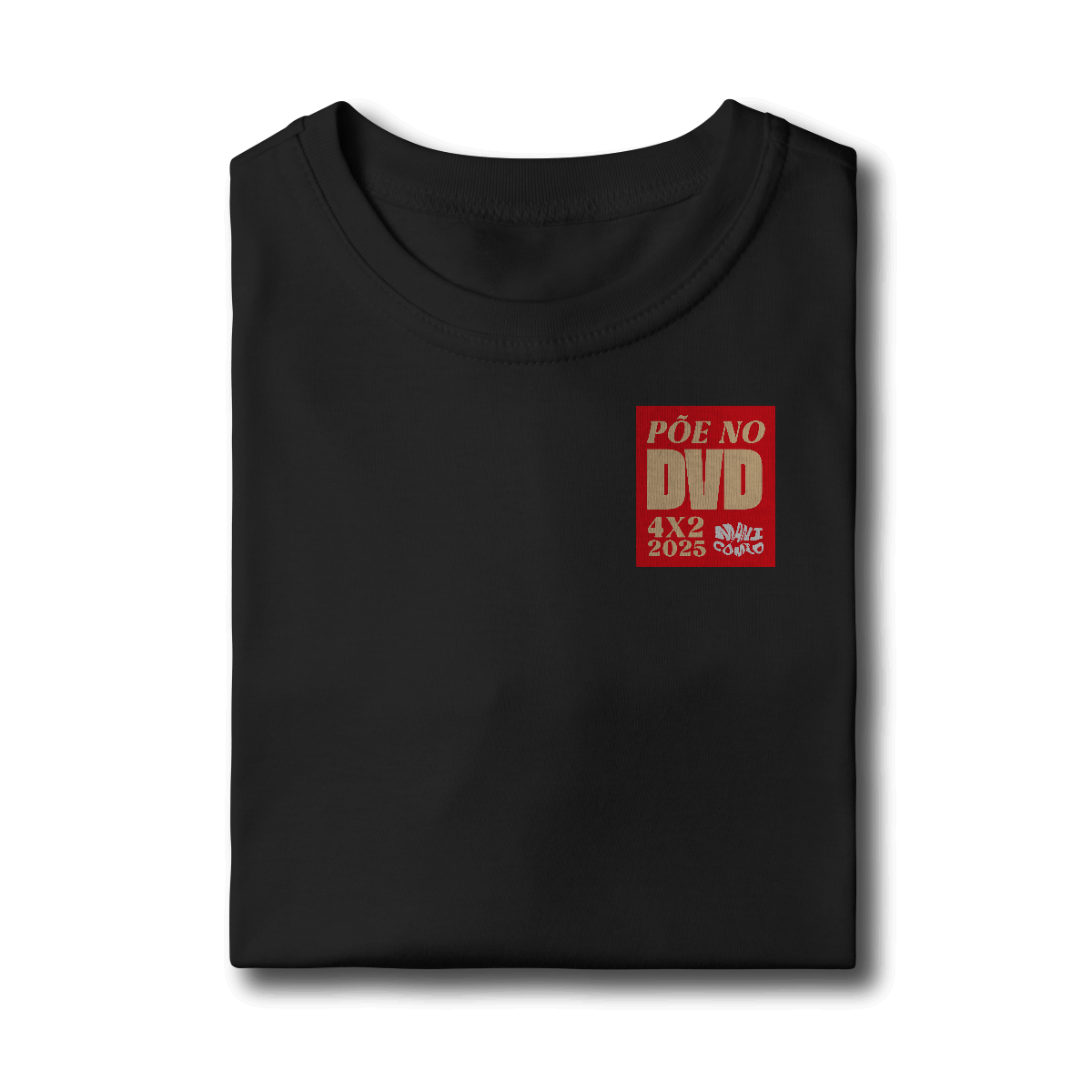 Nome do produto: Camiseta Infantil Clássica Põe no DVD - Linha CT