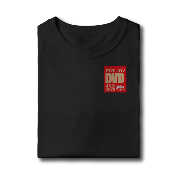 Camiseta Infantil Clássica Põe no DVD - Linha CT