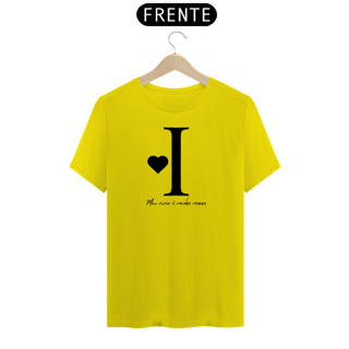 Nome do produto Camiseta Letra I - Meu Viver é Minha Marca