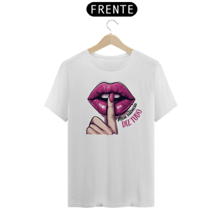 Nome do produto Camiseta Bocas - Meu Silêncio Diz Tudo