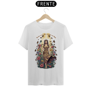 Nome do produto Camiseta De Bem Com a Vida e Em Paz Com Deus