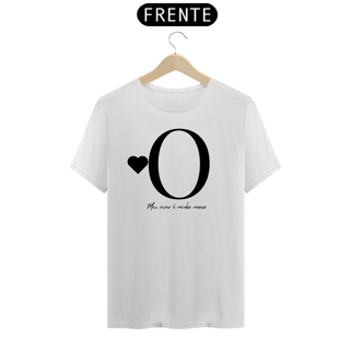 Nome do produto Camiseta Letra O - Meu viver é Minha Marca