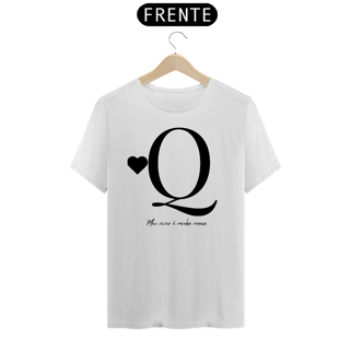 Nome do produto Camiseta Letra Q - Meu Viver é Minha Marca
