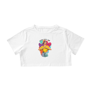 Nome do produto Cropped Para Esse Ano - Amor