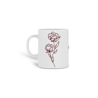 Nome do produto Caneca Florescer - Floresço Por Mim
