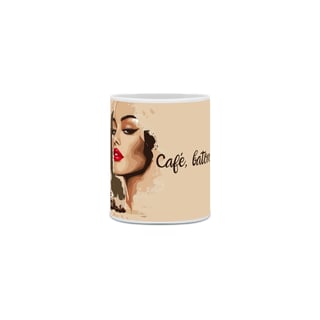Nome do produto Caneca Café Batom e Coragem