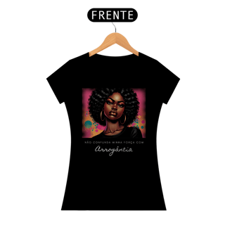 Nome do produto Baby Look Preta Perfeita - Força