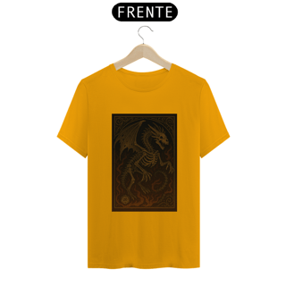 Nome do produto Camiseta Dragão Esqueleto – Estilo Carta RPG