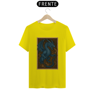 Nome do produto Camiseta Dragão Azul Elemental – Estilo Carta RPG