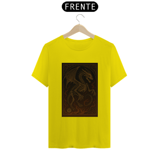 Nome do produto Camiseta Dragão Esqueleto – Estilo Carta RPG