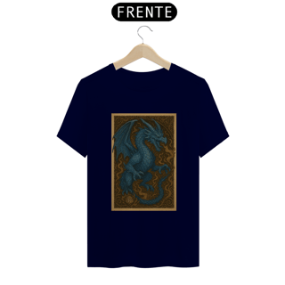 Nome do produto Camiseta Dragão Azul Elemental – Estilo Carta RPG